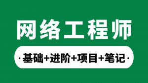 网络工程师从基础到进阶必学教程